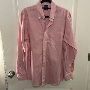 Red/White Men’s Brooks Brothers Dress Shirt